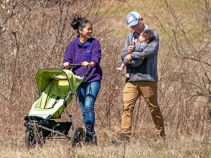 Family at Coffin Street Property