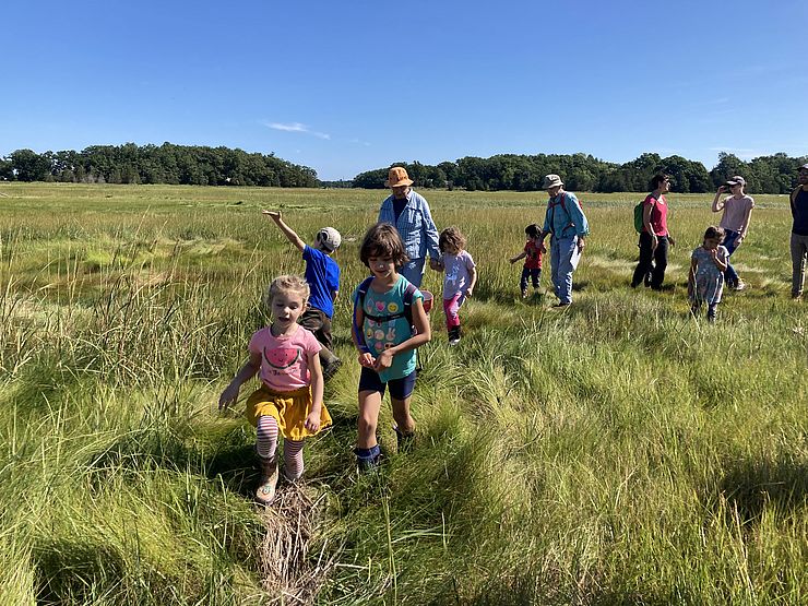 Children on Salt Marsh at Greenbelt Event