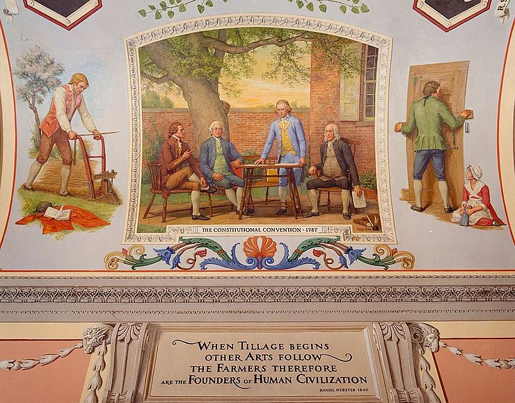 Allyn Cox Capitol Mural