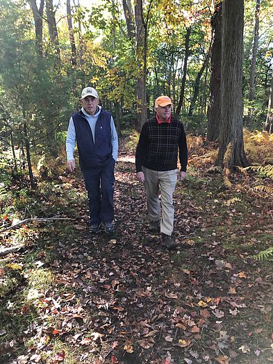 John Hess Walking on Trail John Hess Walking on Trail