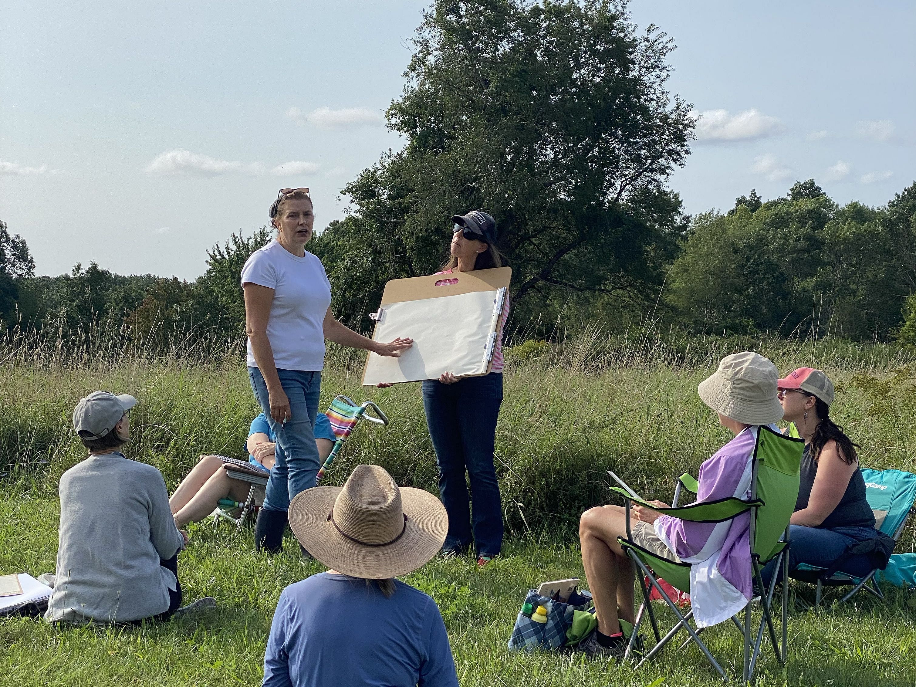 Second Sunday Sketching - Leonard Farm Trail